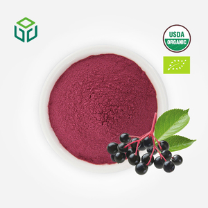 Органический экстракт бузины в порошке с антоцианами, 100% водорастворимый, пищевой, чистый экстракт плодов бузины, фасовка в бочках - Product Image 1