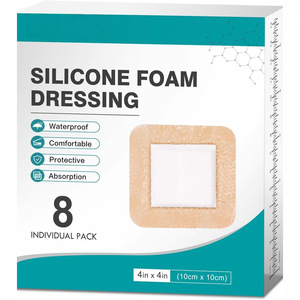 Vente directe d'usine de pansements auto-adhésifs en silicone pour ulcères de pression, pansements en mousse de gel de silicone et pansements en polyuréthane - Product Image 4