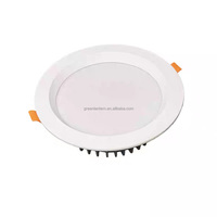 Downlight encastré intelligent en aluminium 24V RGBW 6000K blanc, spots LED de plafond ronds, downlight LED 18W avec câble à 5 fils