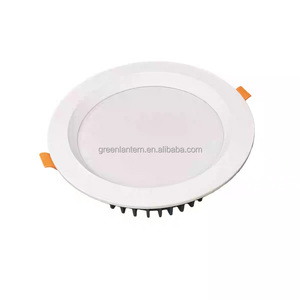 Downlight encastré intelligent en aluminium 24V RGBW 6000K blanc, spots LED de <span class=keywords><strong>plafond</strong></span> ronds, downlight LED 18W avec câble à 5 fils - Product Image 6