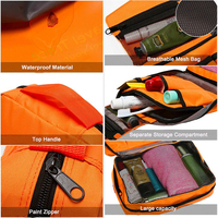 Sac de voyage suspendu JOYSUN pour hommes et femmes, sac de maquillage imperméable, sac de beauté pliable, organisateur de salle de bain et de douche