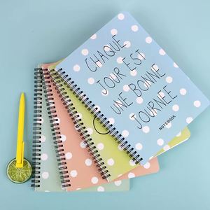 Carnet à pois pour l'école, le bureau et la maison – Vente en gros, pas cher, ligné large, A4, A5, B5, 80 feuilles, journal, carnet à spirale - Product Image 3