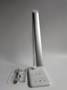 <span class=keywords><strong>Lampada</strong></span> da Scrivania Decorativa per Studio e Protezione degli Occhi con Caricatore Wireless e Luce LED - Product Image 3