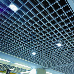 Hợp kim nhôm đục lỗ lưới gạch Trần cho trung tâm trang trí nhẹ không thấm nước treo trần với thiết kế hiện đại - Product Image 4