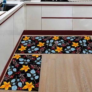 OEM <strong>Runner</strong> Rug for Hallways <strong>Kitchen</strong> Non Slip <strong>Washable</strong> with Rubber Backing Soft Floral Carpet <strong>Runner</strong> for Laundry Bedroom Bathroom - Product Image 1