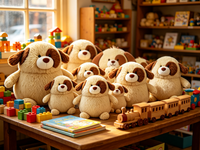 Boneka Plush OEM Berkualitas Tinggi Bahan Plush Lembut untuk Permainan Anak Hadiah Promosi Bisnis Mainan Plush
