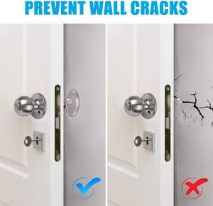 Butée de porte adhésive, pare-chocs de porte de placard, protecteur mural pour chaise, empêchant les dommages sur la poignée de porte de placard - Product Image 5