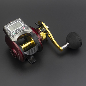 Affichage de la lumière frein magnétique 15kg glisser puissance moulinet électrique pêche moulinets électriques froids grand jeu électrique moulinets de pêche en haute mer - Product Image 3