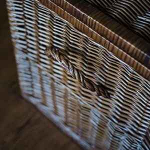JY Panier <span class=keywords><strong>à</strong></span> <span class=keywords><strong>linge</strong></span> de luxe <span class=keywords><strong>en</strong></span> <span class=keywords><strong>osier</strong></span> avec couvercle, panier de rangement <span class=keywords><strong>en</strong></span> saule, <span class=keywords><strong>coffre</strong></span>, solution de rangement élégante - Product Image 5