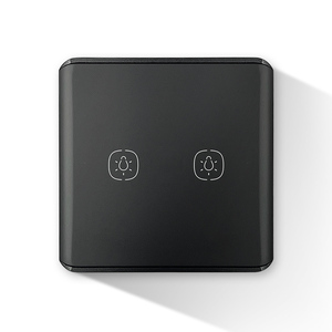 Interruttore a Muro <span class=keywords><strong>Smart</strong></span> Living a 2 Vie con Vetro Curvo, Controllo Wireless Zigbee 10A, Supporta 240V, Timer, Controllo Vocale, App <span class=keywords><strong>Smart</strong></span> Life - Product Image 6