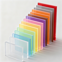 Feuille acrylique transparente 3mm-100mm d'épaisseur résistante aux rayures pour les écrans de vente au détail et l'artisanat de bricolage expédition rapide