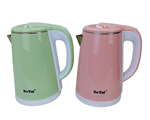 Bouilloire Électrique Industrielle Ancien Modèle en Plastique et Acier Inoxydable de Haute Qualité 2.3L 1500W, Très Vendue pour Hôtel - Product Image 2
