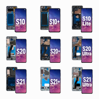 Layar Pengganti OLED HP untuk S20 S21 S22 S23 S24 S25 Ultra 6.78 Luminansi Tinggi Kemasan Khusus