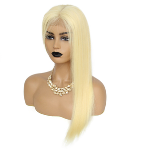 Vente en gros <span class=keywords><strong>perruque</strong></span> de cheveux vierges brésiliens avec <span class=keywords><strong>lace</strong></span> frontale 613 blond à double tirage <span class=keywords><strong>sans</strong></span> <span class=keywords><strong>colle</strong></span> dentelle transparente - Product Image 5