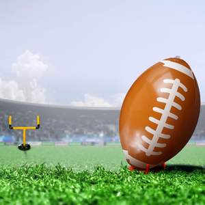 But de football gonflable pliable géant, cible de ballon de plage, poteau pour la pratique des sports de plein air et le plaisir - Product Image 5