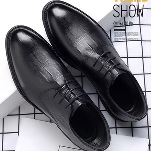 Waterproof Men's <b>Work</b> Slip-On <b>Shoes</b> Anti-Slip PU Leather Upper Dressy Office Career Loafers <b>Comfort</b> Hard-Wearing - Product Image 2