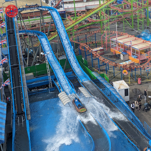 人気遊園地ウォータージェットコースター設備楽しい公園スプラッシュフラッシュログ乗り物 - Product Image 4