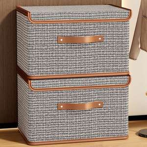 Wholesale Oxford Cloth Storage <b>Bins</b> Clothes Storage Box with Lid Household Large Capacity Storage Box Drawer Organizer for Jeans - Product Image 5