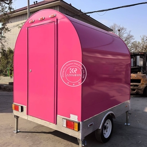 Remolque de Comida 2025, Máquina Expendedora de Alimentos y Bebidas, Máquina de Helados, Carrito de Churros, Remolque de Comida Redondo - Product Image 2