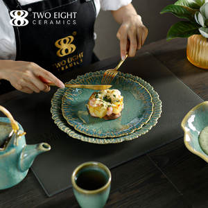 Juego de platos y vajilla de cerámica de estilo japonés, juego de platos para <span class=keywords><strong>restaurante</strong></span>, platos y cuencos de porcelana - Product Image 3