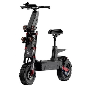 Motocicleta X7 de 5000W/10000W con Velocidad de 100 Km/h, Ruedas de 14 Pulgadas, Doble Asiento y Motor de 5000W - Product Image 2