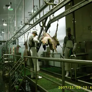 150 Heads Per Day Goat Slaughter Equipment Line For Slaughterhouse With Peeling Machine