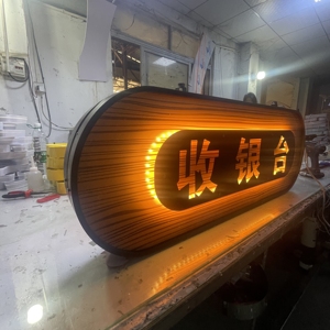 Tùy chỉnh LED Backlit rỗng <span class=keywords><strong>lightbox</strong></span> cho trang trí trong nhà văn phòng Cửa hàng bán lẻ với <span class=keywords><strong>Retro</strong></span> wrought sắt thiết kế 2025 - Product Image 1