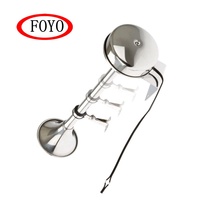Foyo — corne de bateau électro-magnétique 12 volts, en acier inoxydable 316, de qualité supérieure, pour bateau, Kayak et bateau