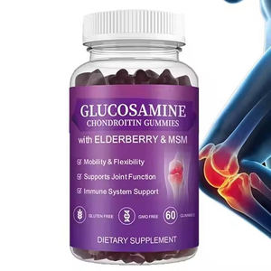 OEM ekstra güç eklem desteği SoftGels doğal <span class=keywords><strong>Glucosamine</strong></span> <span class=keywords><strong>Chondroitin</strong></span> <span class=keywords><strong>MSM</strong></span> ve Elderberry SoftGel şeker 60 adet Gummies - Product Image 5