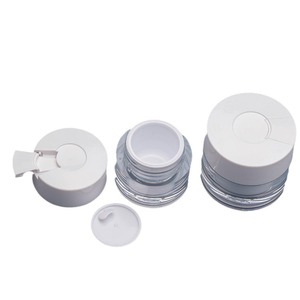 Cream Jar 15ml 30ml 50ml With Scoop Travel Sample Bottle For Skincare <b>Packaging</b> - Product Image 5