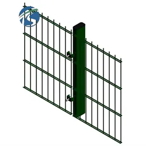 Легко собираемый двойной проволочный забор завод железный стержень 2d сварной двойной стержень проволочной сетки двойной проволочный 868 656 забор для аэропорта