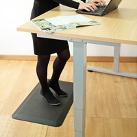 Tapis de sol durable pour bureau debout, idéal pour les postes de travail en usine et au bureau, 81x51cm, 15mm, résistant à l'usure, confortable, anti-fatigue
