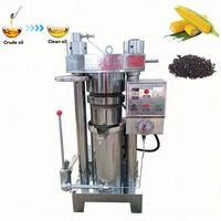 Presse à huile hydraulique professionnelle pour l'huile de soja et d'olive, pressage automatique à froid et à chaud à haut rendement