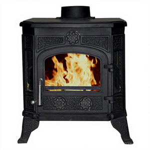 Bestfire Factory Direct Freestanding Modern Cast Iron Wood Burning Stove Living Room 6KW Heat Output <strong>EN13240</strong> Certified Durable - Product Image 6