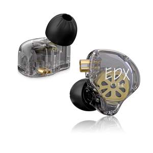 Auriculares Monitores In-Ear Originales Kz Edx Lite Al Precio Más Bajo Con Bajos Profundos, Auriculares Con Cable IEM Con Driver Dinámico Ultralineal - Product Image 2