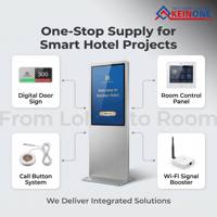 Pantalla Digital LCD de Señalización para Montaje en Pared Kineone, Pantalla de Bienvenida Inteligente, Reproductor de Publicidad para Recepción de Hotel