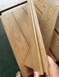 Suelos de madera maciza preacabados, suelos de roble <span class=keywords><strong>blanco</strong></span> ahumado europeo, laca curada UV para una alta durabilidad del tráfico - Product Image 4