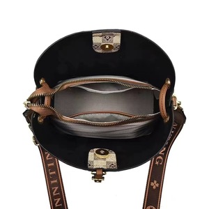 ALH0004 Designer Women's Handbag <strong>Medium</strong> Crossbody Bucket <strong>Purse</strong> with Large Capacity Roomy Bag - Product Image 2