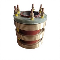 Support de balais de charbon à anneau collecteur intégré pour pièces de moteur haute tension de grue de récupération