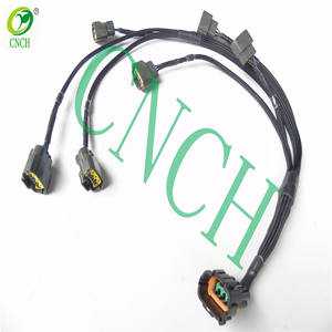 Lgnition配線専用RB25 RB25DET R33 GTSステージアS2シリーズ2コイルパックサブハーネスカスタム工場1JZ 2ZJ LS LT - Product Image 1