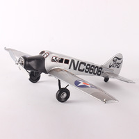 Modèle d'avion de chasse simulé en métal, ornement décoratif pour exposition, décoration créative pour la maison et le bureau
