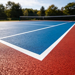 Dalles de sol modulaires en silicone PU 10 mm antidérapantes et insonorisées pour terrains de basketball multi-sports intérieurs/extérieurs Inolp - Product Image 5