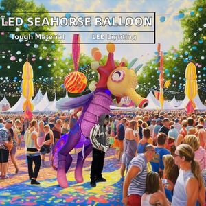 Tùy chỉnh <span class=keywords><strong>Inflatable</strong></span> Cá Ngựa Con rối bóng <span class=keywords><strong>hippocampus</strong></span> mô hình cho quảng cáo inflatables - Product Image 2