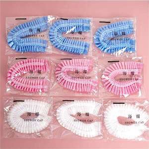 Traitement des cheveux imperméable PE jetable clair cheveux bonnet <span class=keywords><strong>de</strong></span> douche <span class=keywords><strong>pour</strong></span> femmes cheveux Spa Salon hôtel voyage <span class=keywords><strong>bonnets</strong></span> <span class=keywords><strong>de</strong></span> douche - Product Image 2