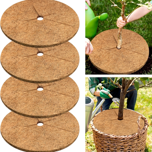 Anneau de paillis biodégradable en fibre de coco pour la lutte contre les adventices, la protection des arbres et l'aménagement paysager en jardinage (vente en gros) - Product Image 1