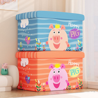 Vente en gros de jolis tabourets de dessin animé, pliables, multi-tailles, 47l, imperméables, pouf