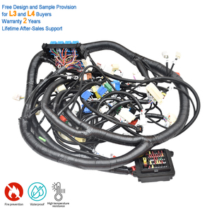 Fabricante de Arneses de Cables, Cableado ISO con Conector de 2/4/6/8 Pines, Fusible y Relé para Motocicleta, Camión, Excavadora, BMW - Product Image 1