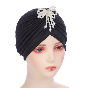 HZM-60841 extensible Turban Cap Chemo Head Wraps Bennie Twisted India's Hat pour femme fille - Product Image 3