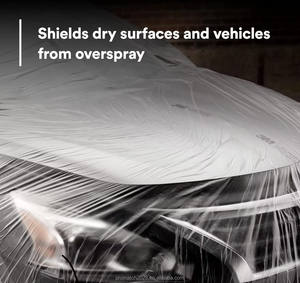 Film de masquage pré-collé Surpulvérisation feuille de protection acrylique <span class=keywords><strong>à</strong></span> <span class=keywords><strong>peindre</strong></span> pour peinture automatique couverture pré-pliée voitures pulvérisation facile - Product Image 6