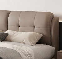 Ensemble de chambre à coucher King Size minimaliste et moderne Lit de luxe en métal Offre Spéciale avec villa de Chine Mobilier de maison Article de vente populaire